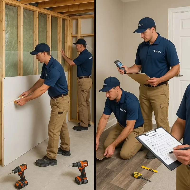 Repairs and Reconstruction process in Lineville, AL